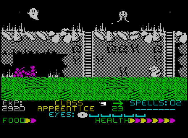 Black Magic - ZX Spectrum game screenshot (1987) by US Gold